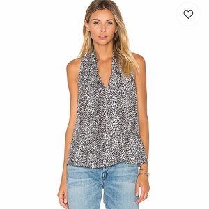 Joie Estero neck tie silk blouse